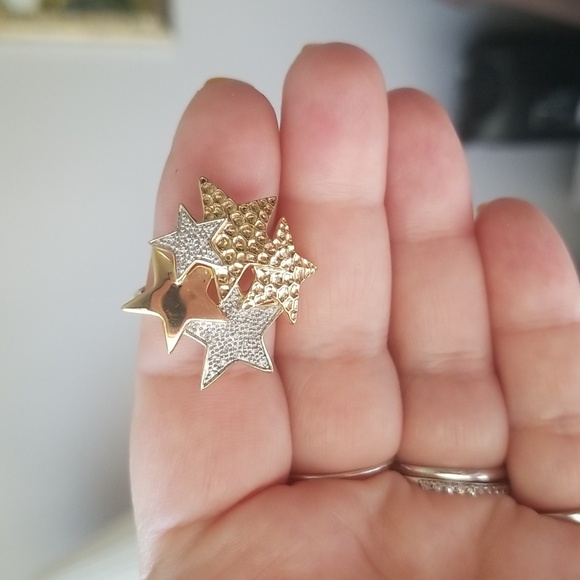 Stary 925 Ring with real Diamonds!!⭐⭐🌠🌠 - Picture 5 of 5